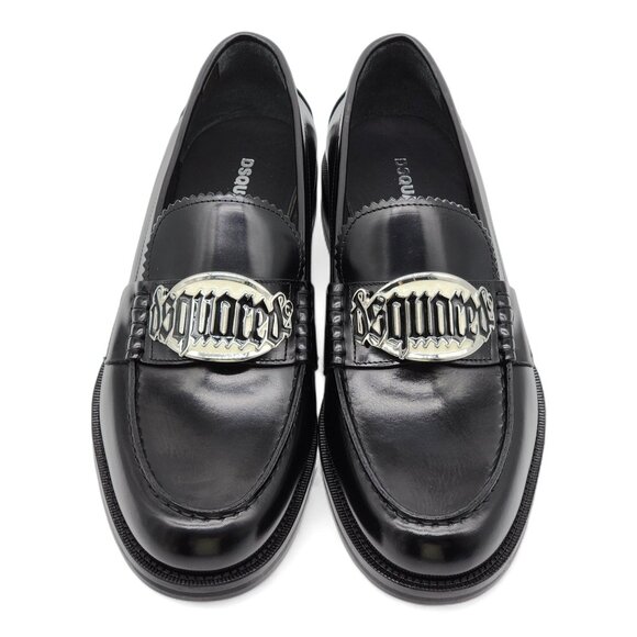 Dsquared2 Gothic Leather Loafers in Black - Picture 4 of 11